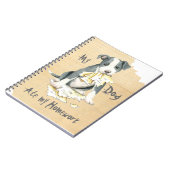 Mijn Pit Bull Ate Mijn Homework Notitieboek (Linkerzijde)