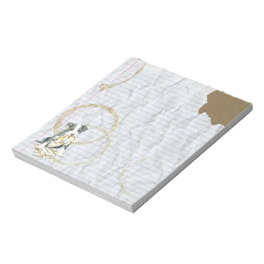 Mijn Pit Bull Ate Mijn Lesson Plan Notitieblok (Linkerzijde)