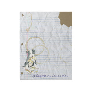 Mijn Pit Bull Ate Mijn Lesson Plan Notitieblok