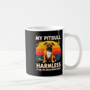 Mijn pitbull is onschadelijk pitbul premium koffiemok