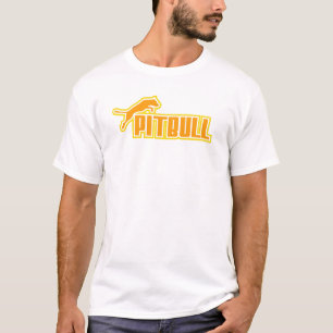 Mijn Pitbull oranje en geel T-shirt