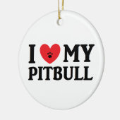 Mijn Pitbull Ornament (Links)