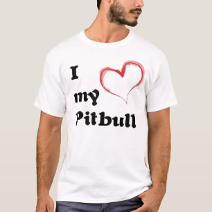 mijn pitbull uit mijn hart t-shirt