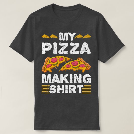 Mijn Pizza Making T-shirt (Design voorkant)