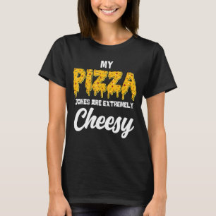 Mijn Pizza-okes zijn erg smakelijk, pap Joke Fathe T-shirt