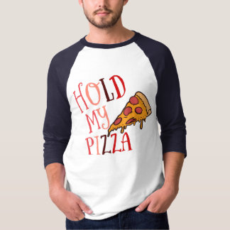 Mijn Pizza vasthouden T-shirt
