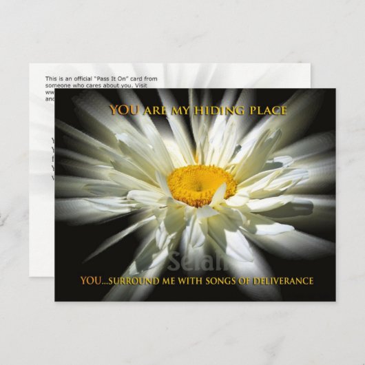 Mijn plaats briefkaart (Voorkant / Achterkant)