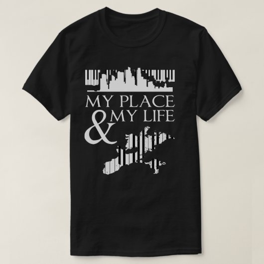 Mijn plaats in mijn leven t-shirt (Design voorkant)