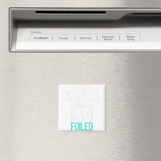 Mijn plan is gericht op grappige Wiskunde leraar p Magneet (Insitu (Vaatwasser))