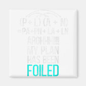 Mijn plan is gericht op grappige Wiskunde leraar p Magneet (Voorkant)