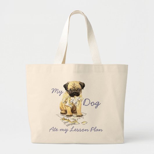 Mijn plan met mijn leson grote tote bag (Voorkant)