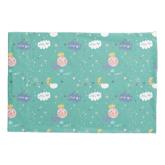 Mijn planeet Dream Big Little One Pattern Kussensloop (Achterkant)