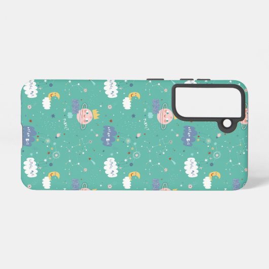 Mijn planeet Dream Big Little One Pattern Samsung Galaxy Hoesje (Achterkant horizontaal)