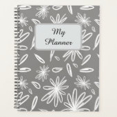 Mijn Planner met een bloemmotief (Voorkant)