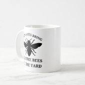 Mijn Planten brengen alle bijen | Grappig tuiniere Koffiemok (Voorkant links)