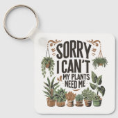 Mijn Planten hebben me nodig Sleutelhanger (Voorkant)