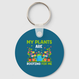 Mijn Planten Steunen Me Funny Tuinier Sleutelhanger