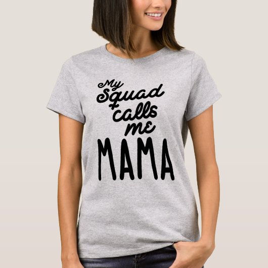 Mijn plein noemt me mama Moederdag Gift T-shirt (Voorkant)
