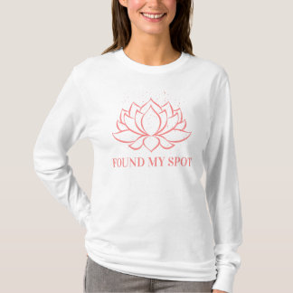 Mijn plek gevonden Lotus Flower T-shirt