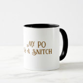 Mijn PO is een SNITCH koffie mok (Voorkant rechts)
