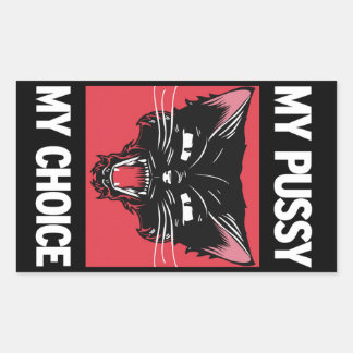 Mijn Poesje Mijn Keuze Sticker