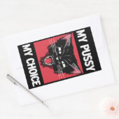 Mijn Poesje Mijn Keuze Sticker (Envelop)