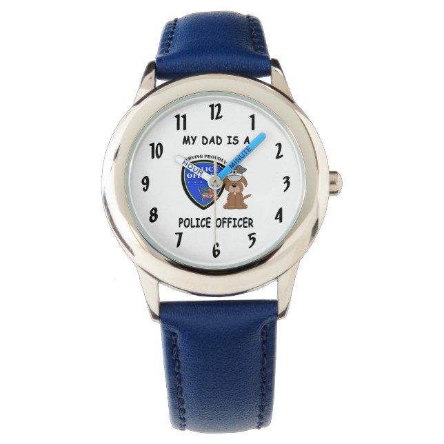 Mijn politie pap polshorloge horloge (Voorkant)