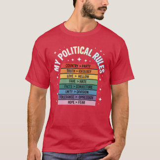 MIJN POLITIEKE REGELS T-SHIRT