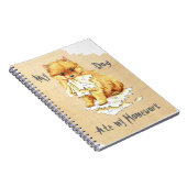 Mijn Pommeren Ate Mijn Homework Notitieboek (Rechterzijde)