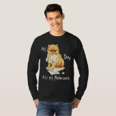 Mijn Pommeren Ate Mijn Homework T-shirt (Voorkant volledig)
