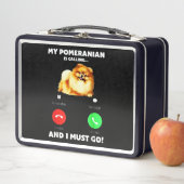 Mijn pommern belt en ik moet gaan. (In situ)