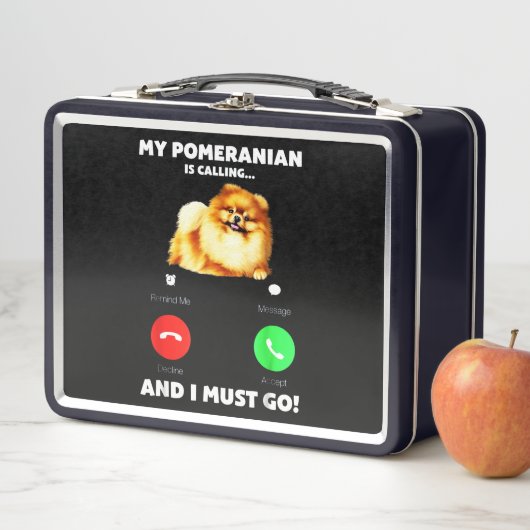 Mijn pommern belt en ik moet gaan. (In situ)