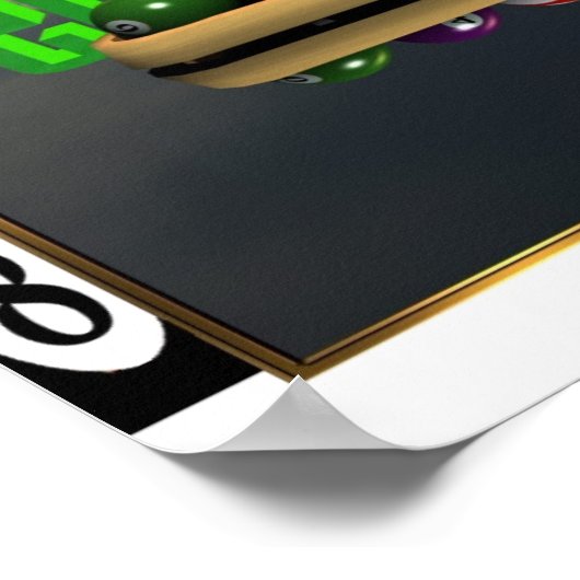 Mijn pool poster (Hoek)