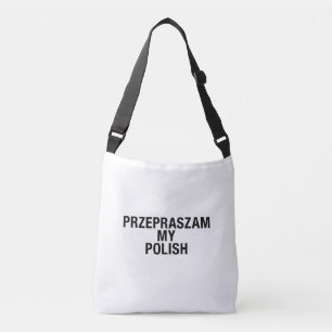 Mijn Poolse taal Crossbody Tas