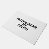 Mijn Poolse taal Deurmat (Schuin)