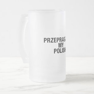 Mijn Poolse taal Matglas Bierpul