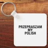 Mijn Poolse taal Sleutelhanger (Voorkant)