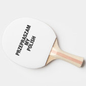 Mijn Poolse taal Tafeltennisbatje (Zijkant)