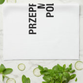 Mijn Poolse taal Theedoek (Gevouwen)