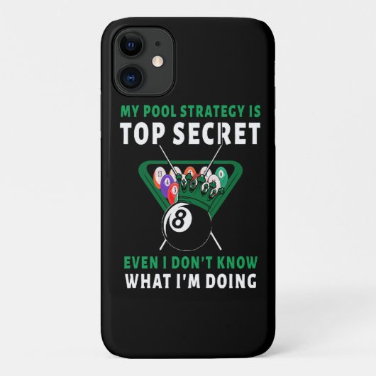 Mijn poolstrategie is gelijk Case-Mate iPhone case (Achterkant)