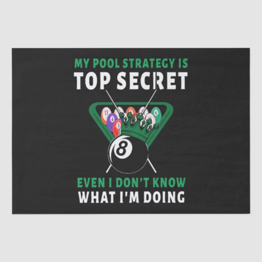 Mijn poolstrategie is gelijk tissuepapier (Voorkant)