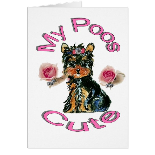 Mijn poos Cute (Voorkant)