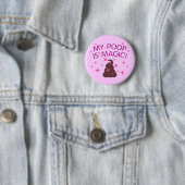 Mijn pop is magisch ronde button 5,7 cm (In situ)