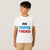 Mijn Poppa Rocks Tshirts en geschenken (Voorkant volledig)