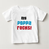 Mijn Poppa Rocks Tshirts en geschenken (Voorkant)