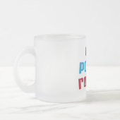 Mijn Poppa Rocks Tshirts en geschenken Matglas Koffiemok (Links)