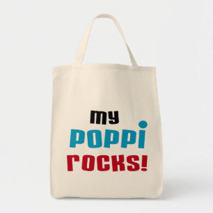 Mijn Poppi Rocks T-shirts en geschenken Tote Bag