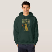 Mijn posities bewaken als een Lab! Hoodie (Voorkant volledig)