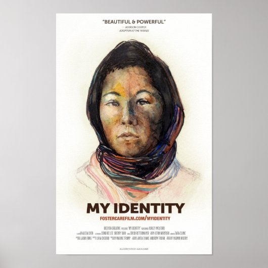 Mijn Poster van de Identiteit (Voorkant)