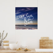 Mijn Poster voor zon en sterren (Keuken)